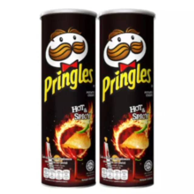 PRINGLES POTATO CHIPS Hot and Spicy Thai Flavor 107 g. x 2 cans. $15.00 ...