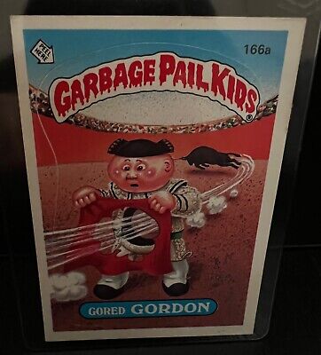 Garbage Pail Kids Series 4 1986 Gored Gordon 166a