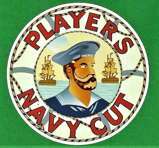 PLAYERS NAVY CUT Vinyl Decal Sticker TOBACCO CIGARETTE