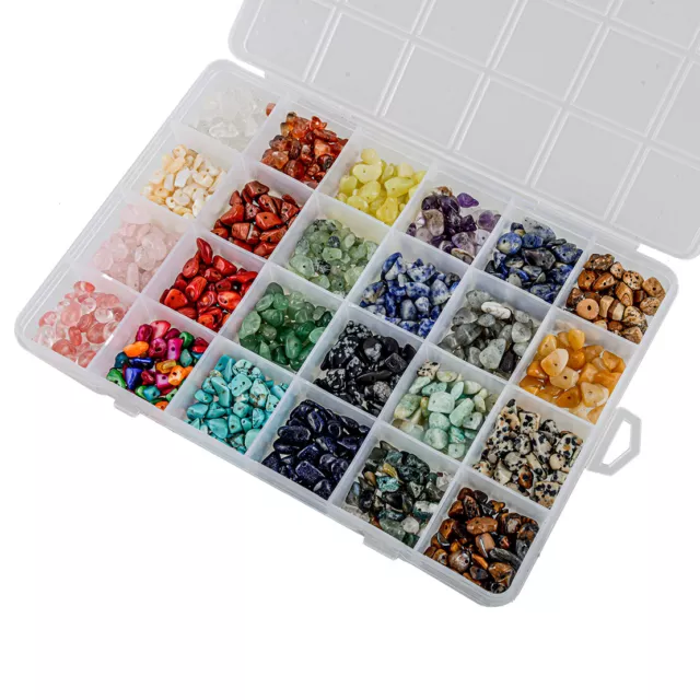 Irregular Chips Stone Beads for Jewelry Making Natural Gemstone Beads Kit 2