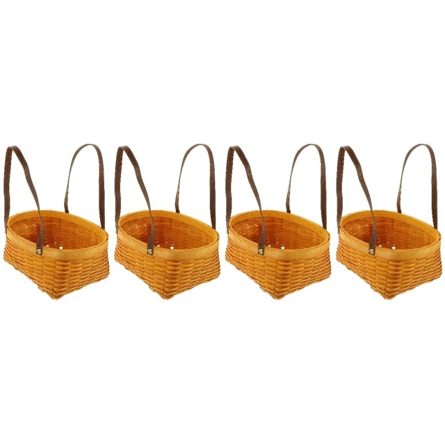 4x cesto portaspuntini portatili cestino da picnic per bambini per campeggio casa picnic