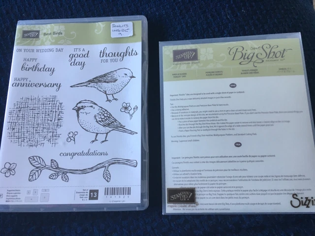 Stampin up - Best Birds Stempelset & Koordinationswürfel
