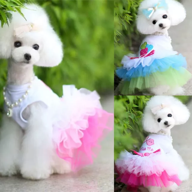 Haustier Hund Katze Rock Schleife Prinzessin Kleider Hochzeit Party Süß Kostüm ]