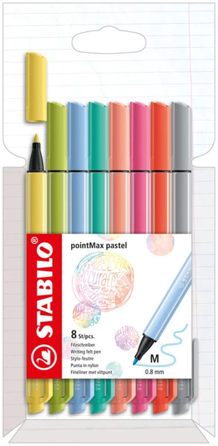 STABILO pointMax 8er Etui Pastellfarben Stück In Karton Unbestimmt 2022