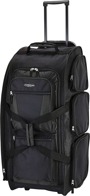 Xpedition 30 Inch Multi-Pocket Upright Rolling Duffel Bag 30" Suitcase Black