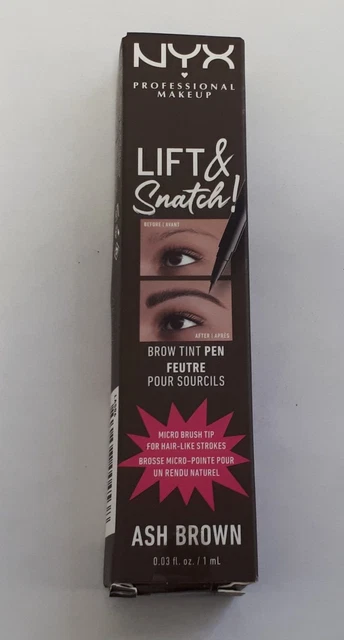 Pommade à Sourcils NYX Dip, Shape & Go! - Teinte Ash Brown - Longue Tenue