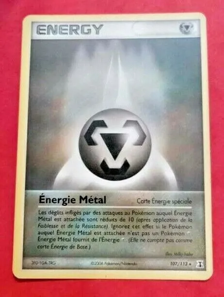 Carte Pokemon Energie Metal 107/113 Rare Especes Delta BLOC EX FR BON ETAT