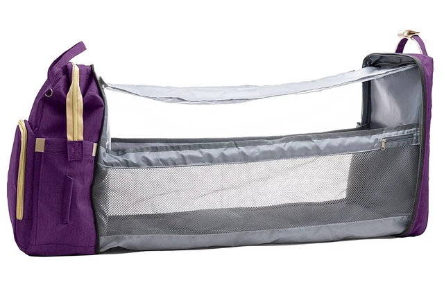 Diaper Bag Backpack with Changing Station Waterproof Baby Bag with USB Charging. 3