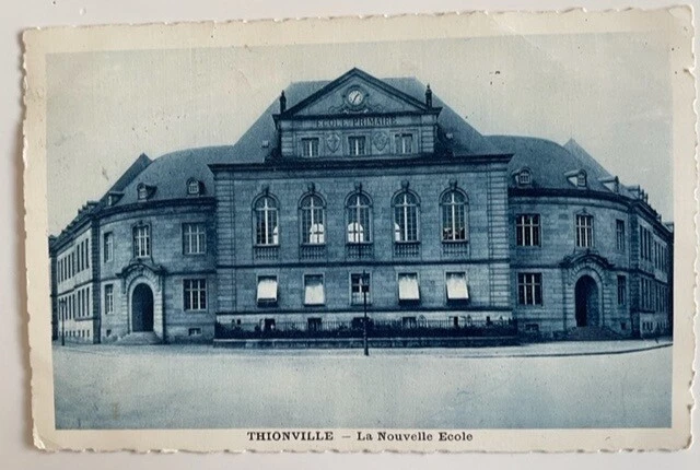 CPA 57 THIONVILLE La Nouveau Ecole (l'Ecole Poincaré) DIEDENHOFEN (1934) 3