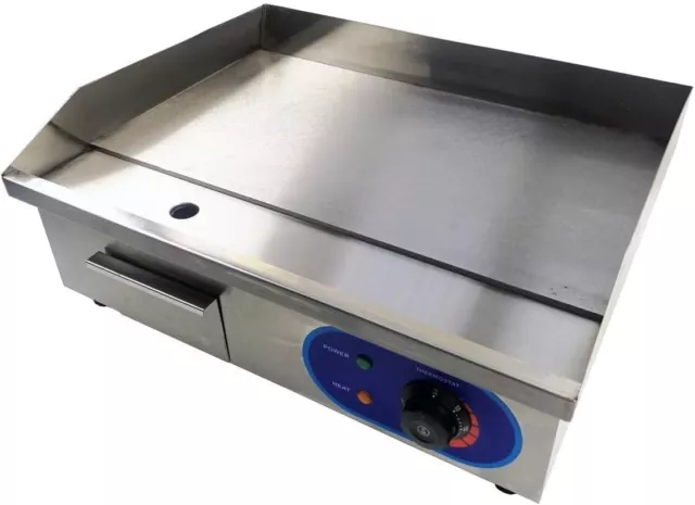 TAIMIKO Electric Griddle Commercial Counter Top Stainless Steel Hot Plate