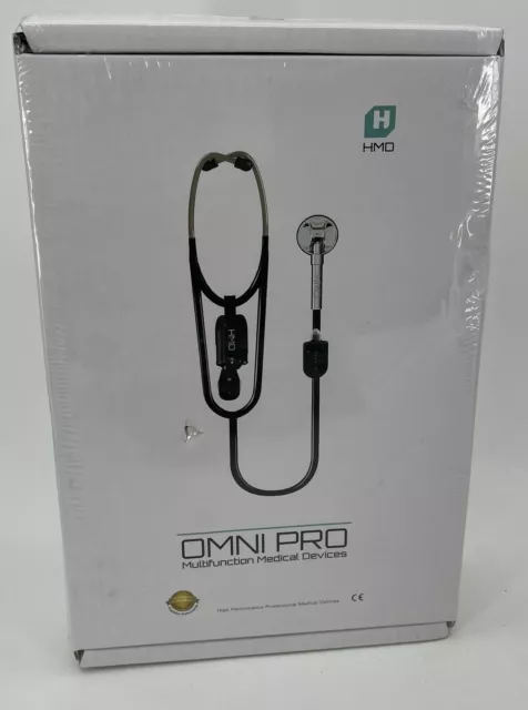 HMD Omnipro Multifunction Medical Devices Stethoscope in Black New in Box NIB
