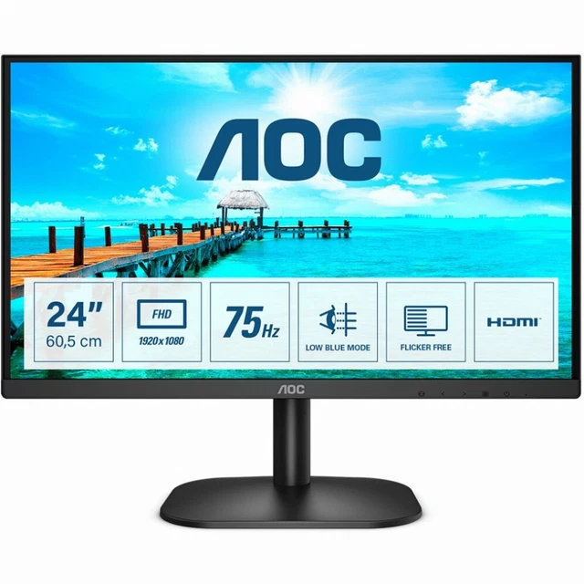 AOC B2 24B2XHM2 Computerbildschirm 60,5 cm (23.8 Zoll) 1920 x 1080 Pixel Full HD