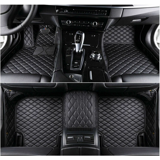 Auto Tappetino Tappetini Per Auto In Pelle Su Misura Per Hyundai Per Santa Fe 2013 2014 2015 2016 2017 Tappeti Tappetini Per Piedi Accessori Completamente carmats (Colore : 1