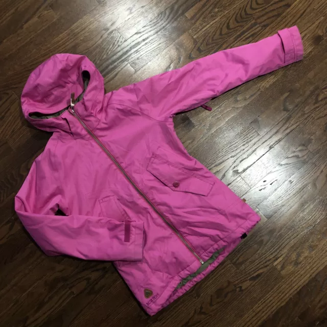 Burton Dryride Logan Women’s Size XS Pink Ski Snowboarding Coat Jacket Hooded