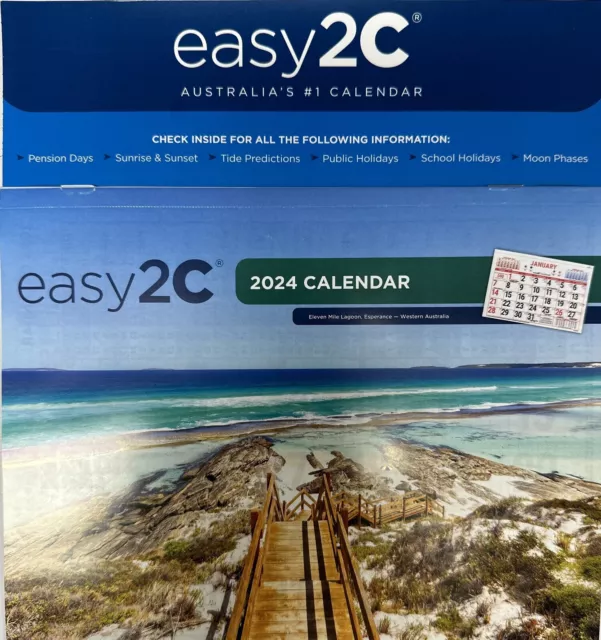 2024 Calendar easy2C Magnet, EsE-2c Easy To See 4278.