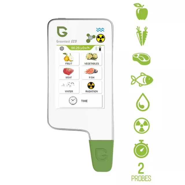 Greentest Eco 6 Radiation + Nitrate detector TDS Water test geiger counter 6in1