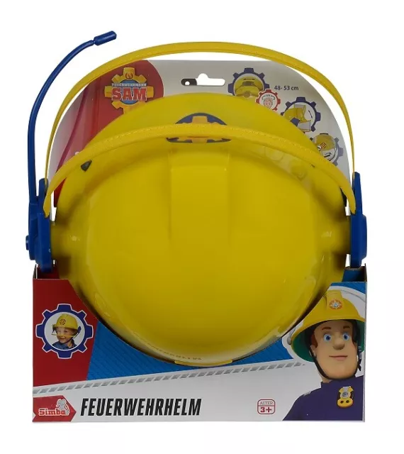 (X) Simba 109258698 - Sam el Bombero - Casco de Bombero (Aprox 23cm) - Nuevo