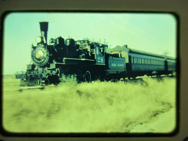 1960er Jahre Sierra Railroad Lokomotive Watertown California CA 35 mm Farbe Foto Folie