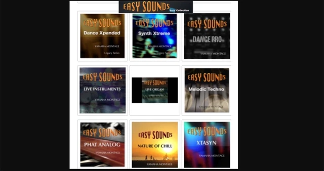 Easy Sounds libraries for Yamaha Montage and MODX synthesizers