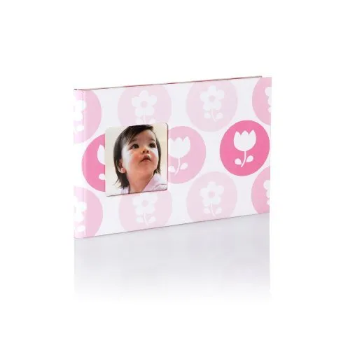 Pearhead Bebé Brag Libro Rosa Flores Álbum de Foto 24 Fotos Nuevo