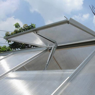 Deuba Ouvreur automatique de fenêtre argent pour serres et abris de jardin ventilation 