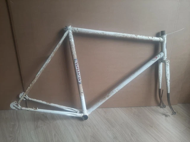 Cadre Vélo Haral Columbus En Acier, Taille 51 Cm, Fabriqué En France, Idéal Pour Resto Ou Vélo Vintage