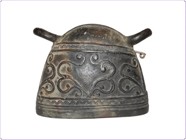 Asian Antique 19th C, Burmese Buffalo / Horse Bell. Mandalay, Burma. 2
