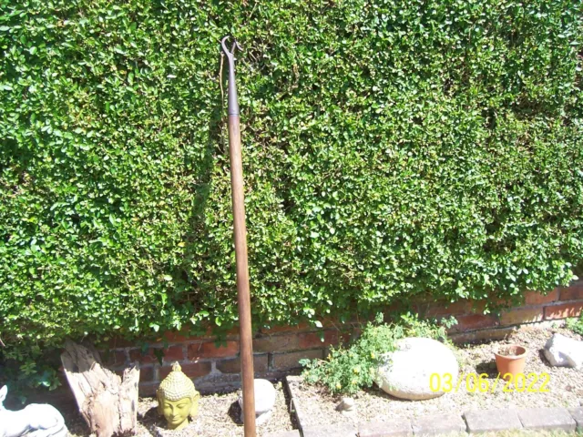 Vintage Farming Bull Staff - Leader With Original Wooden Riveted Stale.