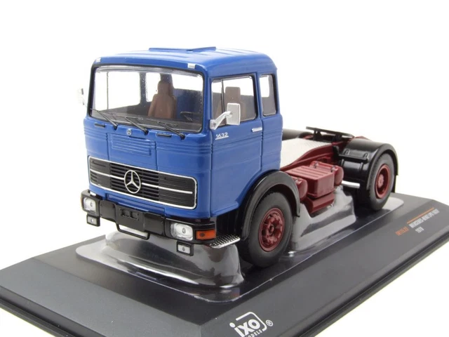 Miniature Tracteur Mercedes-Benz LPS 1632 1970 - Ixo TR 175, échelle 1/43, Bleu
