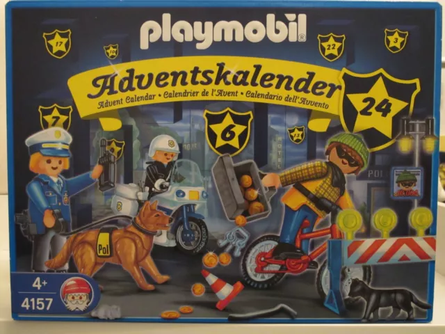 Playmobil 4157 Adventskalender Polizei / OVP / gebraucht / sehr guter Zustand