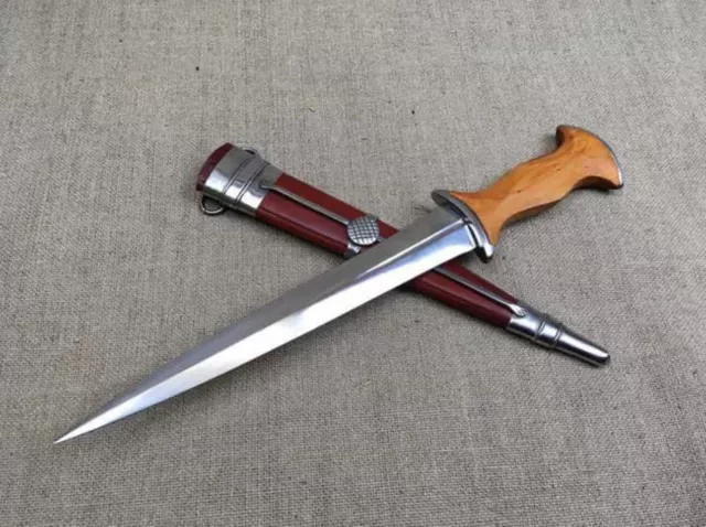 Beautiful Medieval Dagger With Scabbard | 18 Inch Long Knife