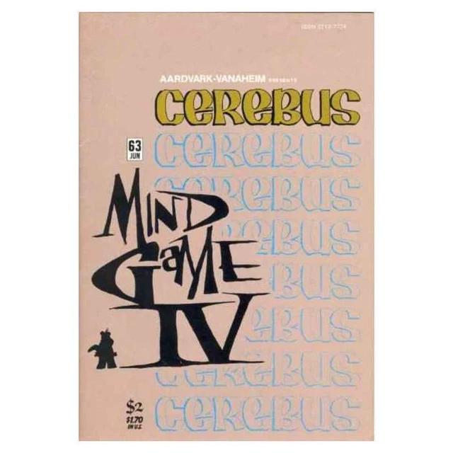 Cerebus the Aardvark #63 in Very Fine + condition. Aardvark-Vanaheim comics [e'