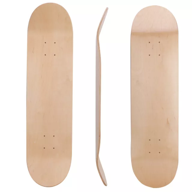 Maple Wood Blank Double-Warped Deck Concave Board For Skate Scooters