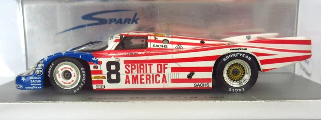 Spark 1/43 NA008 - Porsche 956B Joest Racing #8 - 24h Le Mans 1986 - Follmer Morton Miller