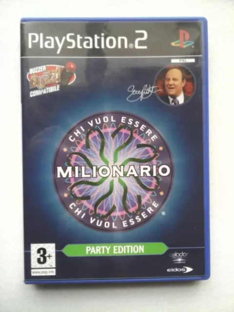 Chi Vuol Essere Milionario? Party Edition - PlayStation 2, Eidos, PS2, Completo!