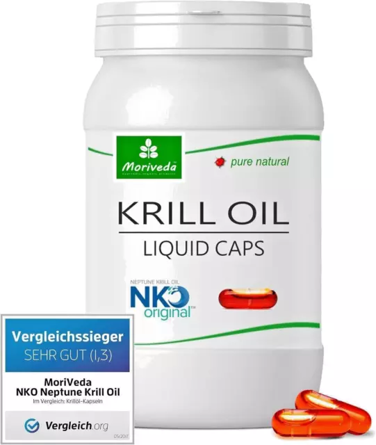 Huile de krill  MoriVeda NKO® oméga 3,6,9- 90 Capsules molles