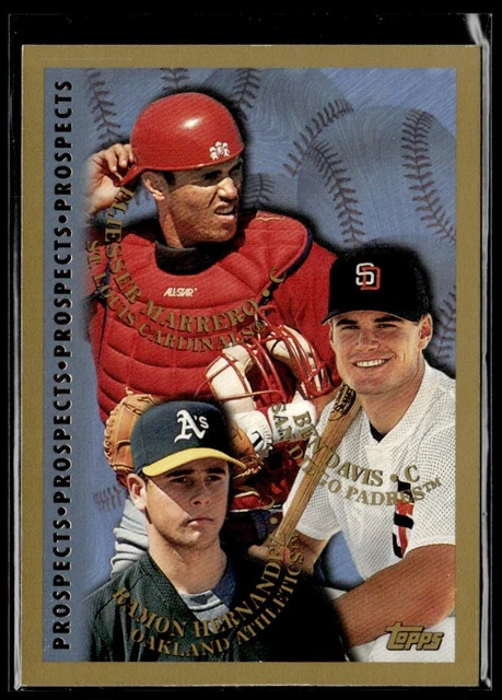 1998 TOPPS INAUGURALE Devil Rays Ramon Hernandez/Ben Davis/Eli Marrero ...