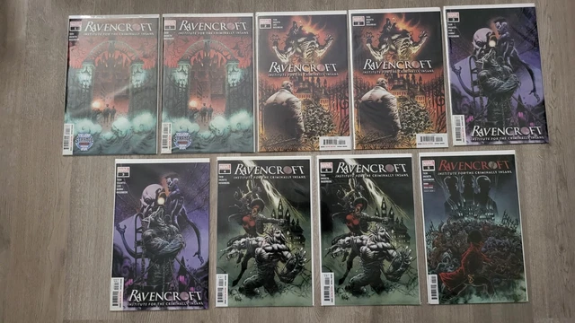 Ravencroft for Criminally Insane (1-5); and Ruins of Ravencroft, Nice Lot !!!
