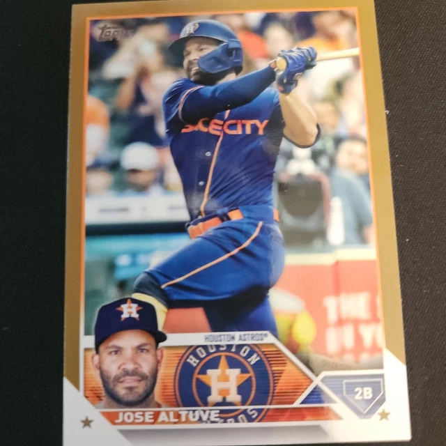JOSE ALTUVE 2023 Topps Gold Rainbow Foil 222 ASTROS 0.99 PicClick