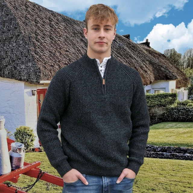 Killybegs Quarter-Zip Donegal Sweater