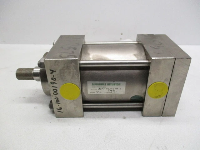 Numatics Zzap-02A1E-0118 Air Cylinder 3-1/4" Bore 2" Stroke * New No Box *