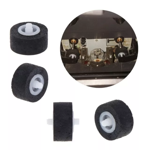 5PCS Pressure Cassette Belt Pulley Tape Stereo Player Recorder Pinch Roller