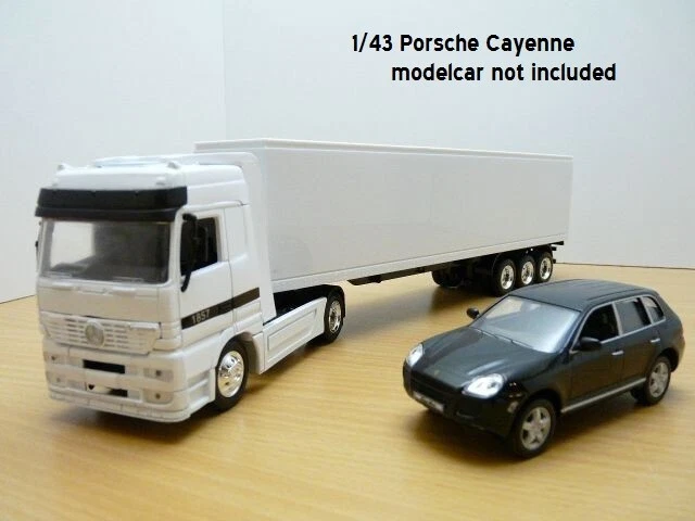 Rare Collection - Camion Mercedes Semi-remorque GESCHA 1/50 - Blanc - Occasion