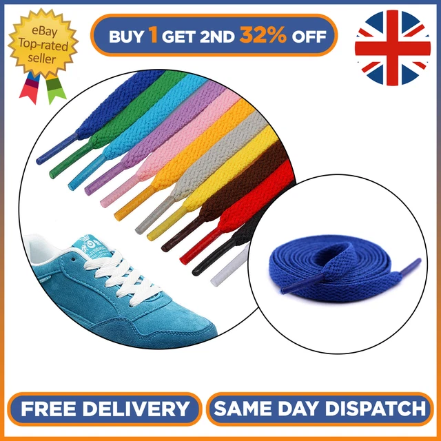 Coloured shoe laces discount uk