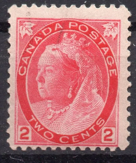 CANADA/1899/MNH/SC#77a/QUEEN VICTORIA / 2C CARMINE, TYPE II