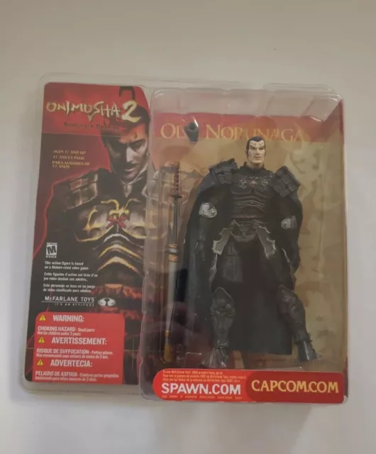 Omimusha 2 Samurai’s Destiny Oda Nobunaga 6” Figure Capcom Mcfarlane Bnib 2002.