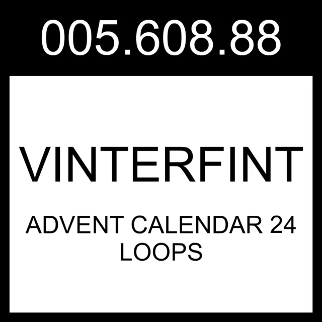 IKEA VINTERFINT ADVENT Calendar 24 Loops Natural 005.608.88 £21.67