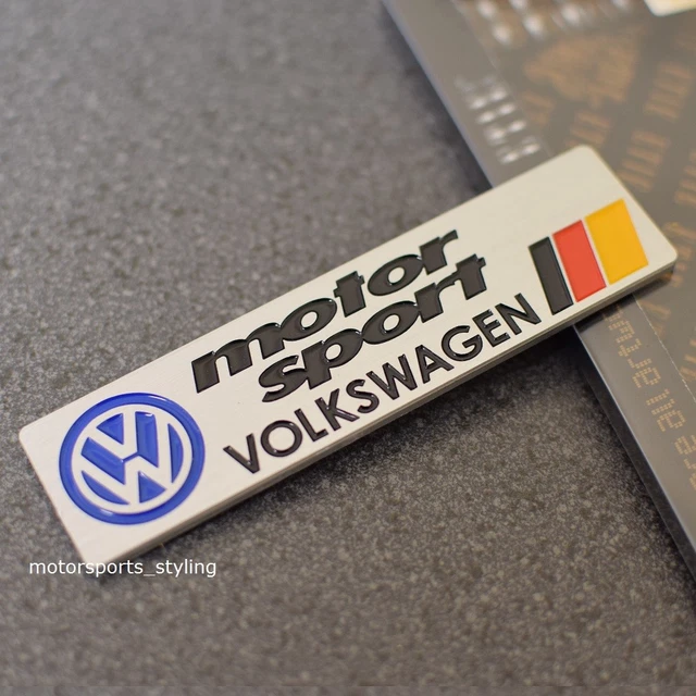 NEW VW MOTORSPORT Car Badge Emblem Sticker Decal GTI GTD R Line R20 TDI