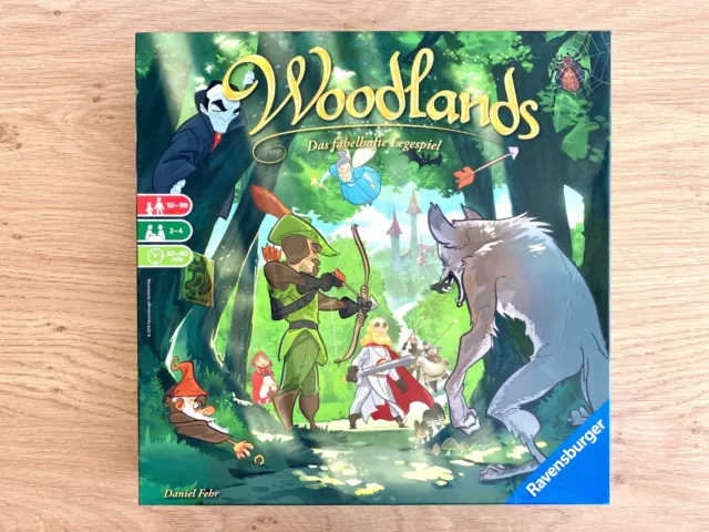 Ravensburger - Woodlands, Das fabelhafte Legespiel, Familienspiel, ab 10 Jahre