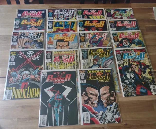 Lot of 18 The Punisher 2099 Marvel Comics